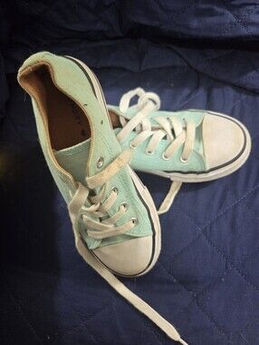 Laundry By Shelli Segal Light Mint Canvas Low-Top Sneakers